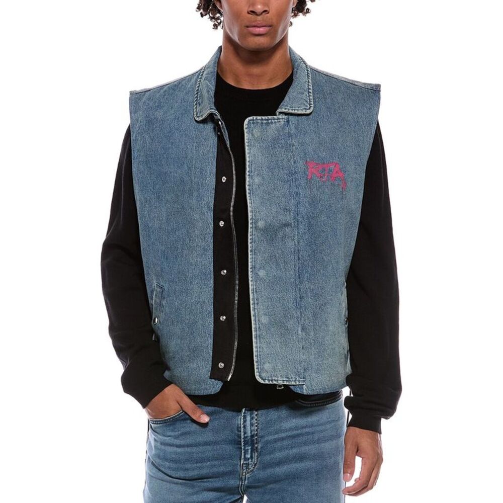 Rta Mens  Cesar Vest, Blue